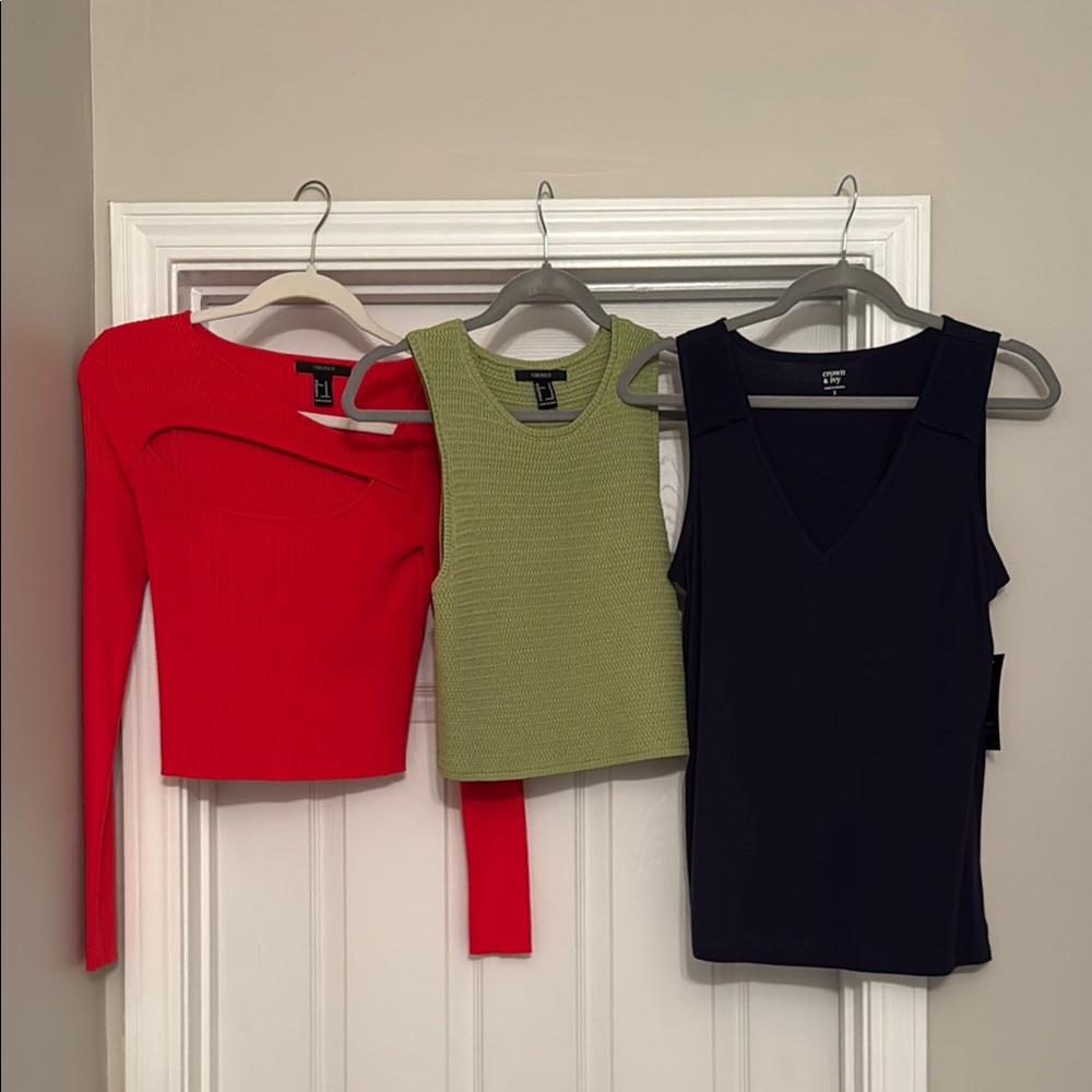 Trendy tops size medium bundle of 6